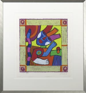 Clemens Briels - Zeefdruk uit de Romeinse serie - Ingelijst kopen? Bied vanaf 50!