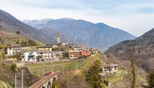 Jan Wiegers - handgesigneerde litho 1947: Intragna (Ticino, Zwiserland) kopen? Bied vanaf 100!