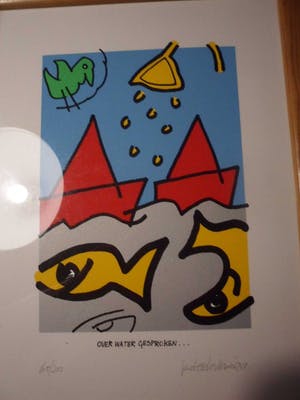 Peter Louman - Zeefdruk, Over water gesproken... kopen? Bied vanaf 25!