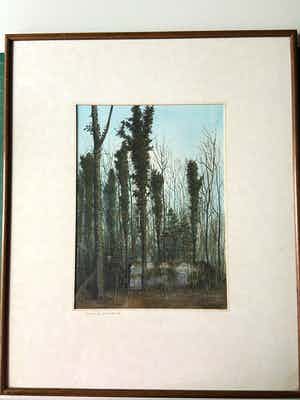 Jan Bos - De tuin van huize Baank te Warnsveld. verkocht voor € 50!