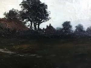 Franciscus Leonardus Corsius - Polder in de schemering. kopen? Bied vanaf 250!