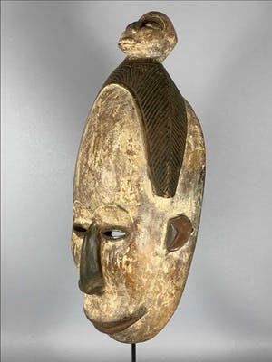 Ibibio - Tribal Used African Ibibio Mask - Nigeria. kopen? Bied vanaf 35!