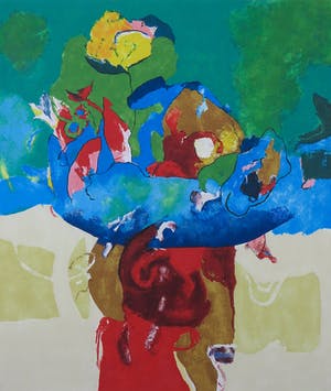 Henk van Vessem - Zeefdruk, Zonder titel - Ingelijst (Groot) kopen? Bied vanaf 50!