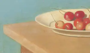 Jacobus Haver Droeze - Olieverf op doek, Stilleven met schaal met kersen, kan en glas - Ingelijst kopen? Bied vanaf 50!