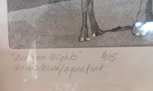 Niet of onleesbaar gesigneerd - Aquatint "Arabian Nights" kaufen? Bieten Sie von 10!