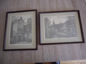 John de Jongh - 2 Litho's van de stad Gouda kopen? Bied vanaf 15!