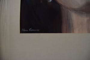 Hans Kemner - Portret - 1981 - gouache op papier - BKR Rotterdam kopen? Bied vanaf 20!