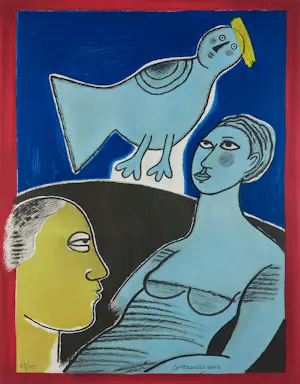 Corneille - Litho, Zonder titel IV - Ingelijst kopen? Bied vanaf 300!