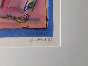 Geert Vrijdag - zeefdruk, Titel, treasure kopen? Bied vanaf 40!