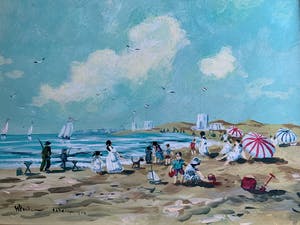 Henk Poeder - Strand gezicht kopen? Bied vanaf 139!