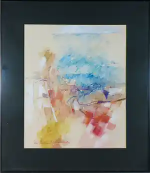 Jan Peter van Opheusden - Gouache, Moeder - Ingelijst verkauft für € 150!