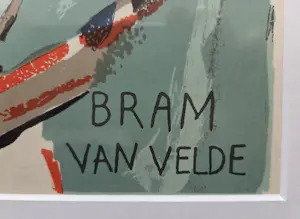 Buy Bram van Velde - Litho. 1952. Derriere Le Miroir.? Bid from 139!