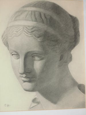 Cornelia Hioolen - Potloodtekening - Aphrodite kopen? Bied vanaf 35!