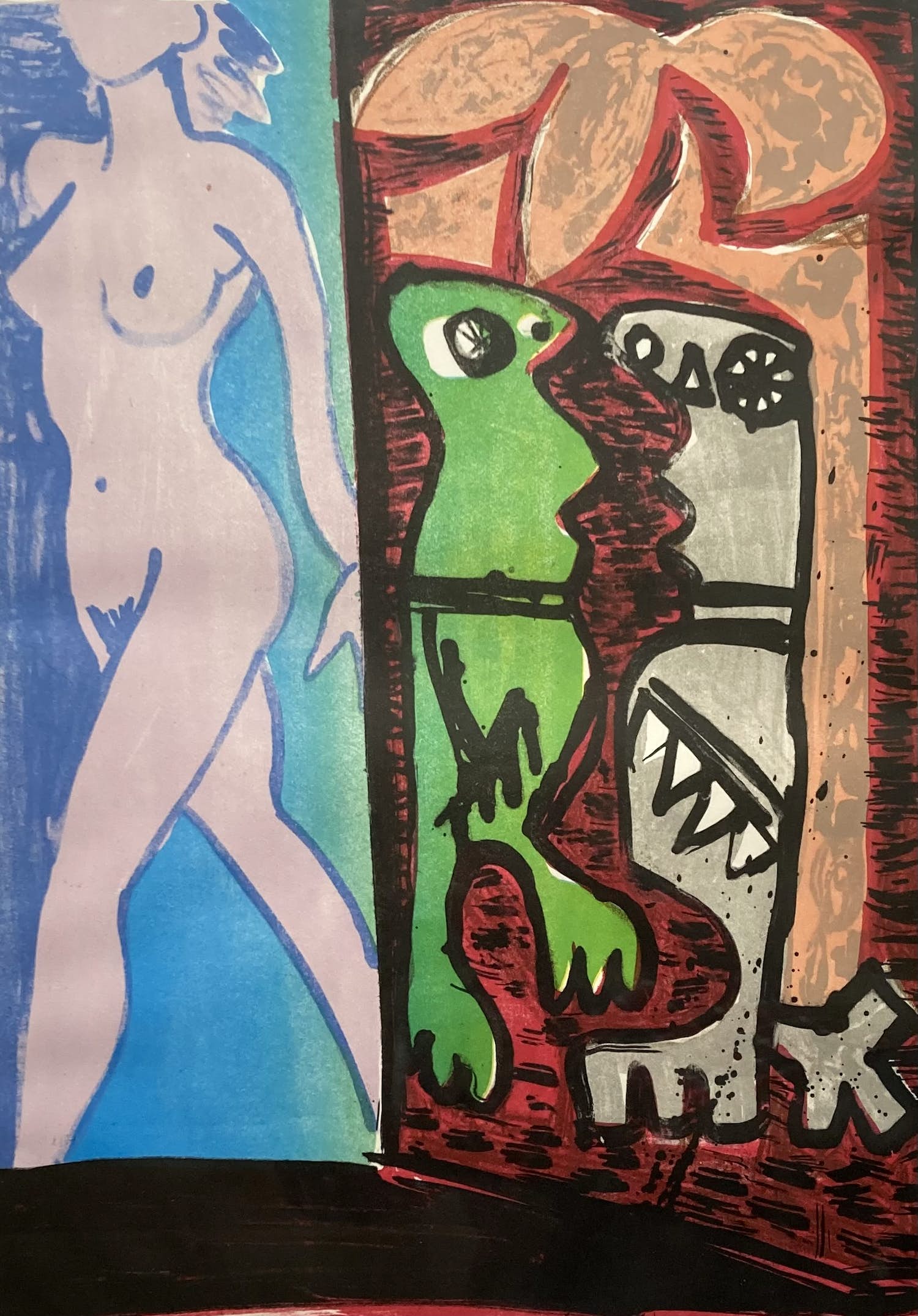 Frank Hulscher - Kleurenlitho - Interiors 6 - oplage 6/9 - gesigneerd kopen? Bied vanaf 45!