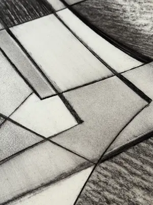 Silvin Bronkart - Sitzender Mann – Große abstrakte Komposition aus dem Jahr 1955 kopen? Bied vanaf 600!