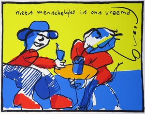 Herman Brood - Zeefdruk, Niets menschelijks is ons vreemd kopen? Bied vanaf 120!
