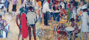 Kees van Dongen - Le bar du soleil - Deauville Normandie kopen? Bied vanaf 450!