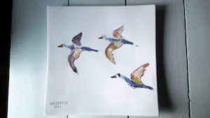 Maya Wildevuur - GROOT BORD “OP DE VLEUGELS” - in originele verpakking kopen? Bied vanaf 1!