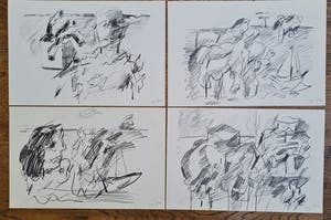 Jan Sierhuis - 12 gemonogrammeerde litho's - 1974 kopen? Bied vanaf 75!