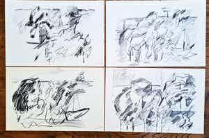 Jan Sierhuis - 12 gemonogrammeerde litho's - 1974 verkocht voor € 75!