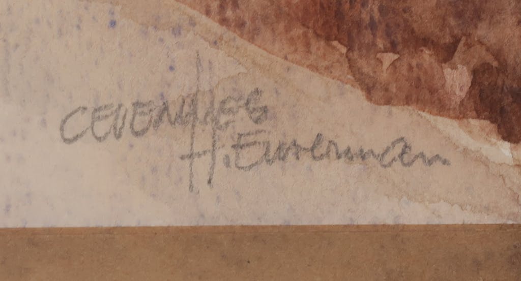 Hen Euverman - Hen Euverman: Aquarel, Cevennes kopen? Bied vanaf 1!