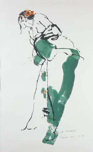 Niet of onleesbaar gesigneerd - Litho, In balance - Ingelijst (Groot) kopen? Bied vanaf 1!