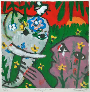Hans Truijen - zeefdruk - Touching Paradise 1/150 - 1995 - 25773 kopen? Bied vanaf 125!