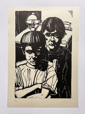 Dick Ket - Cassette met 12 linoleumdrukken kopen? Bied vanaf 250!