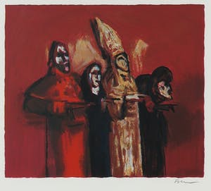 Luis Filcer - Zeefdruk, Zonder titel - Ingelijst kopen? Bied vanaf 1!