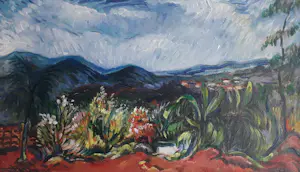 Jacques Mels - Kleurrijk landschap Pirituba in Brazilië kopen? Bied vanaf 50!