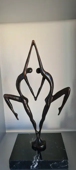 Corry Ammerlaan - Beeld, Sculptuur " Opbouwend " BRONS XXL Formaat! Uniek! kopen? Bied vanaf 245!