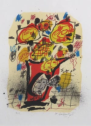 Kees Salentijn - Zeefdruk, Zonder titel VIII - Ingelijst kopen? Bied vanaf 35!