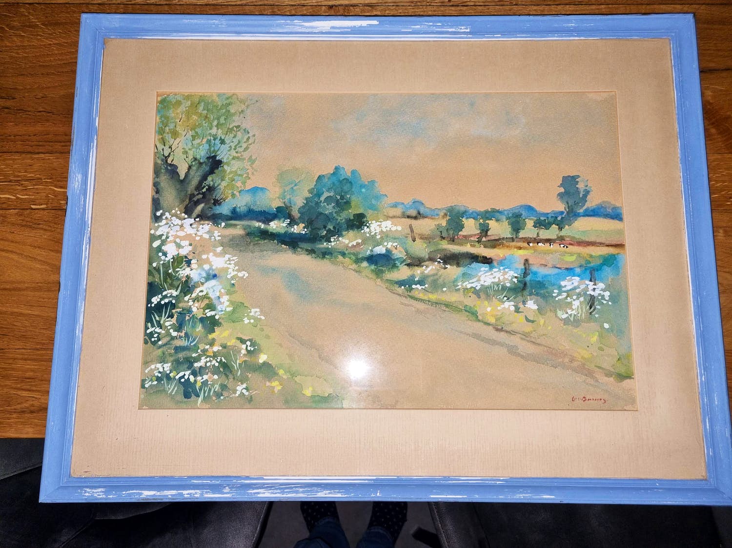 Niet of onleesbaar gesigneerd - Landschap uit erfenis kopen? Bied vanaf 1!