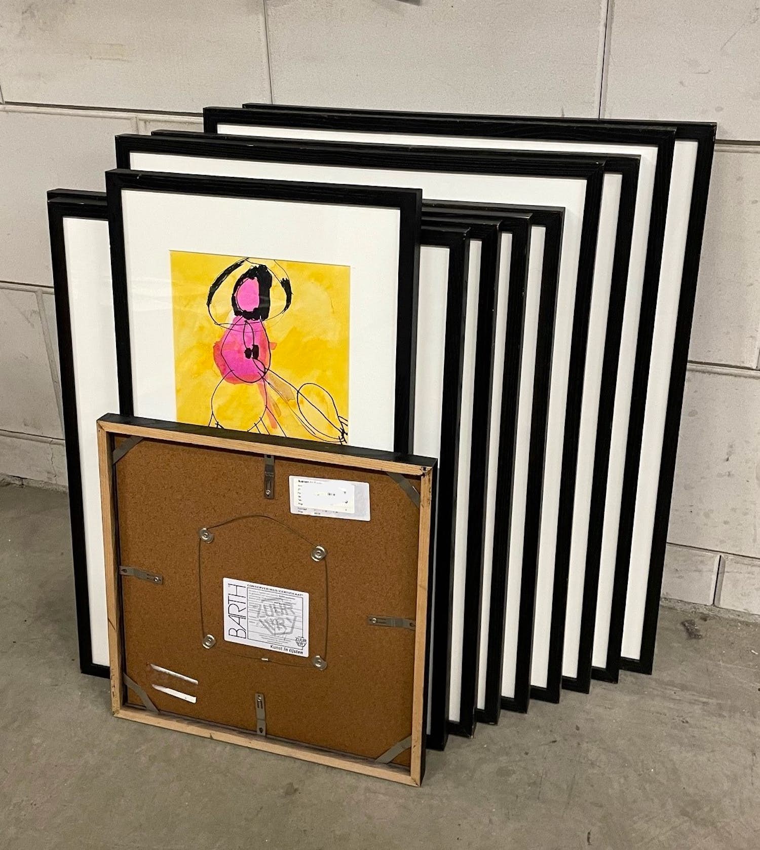 Niet of onleesbaar gesigneerd - LOT VAN 10 LIJSTEN! O.a. stevige Barth-lijsten, verschillende formaten (nr. 6) kopen? Bied vanaf 1!