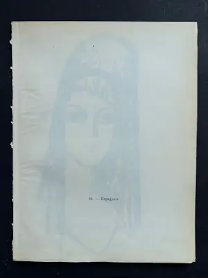 Kees van Dongen - Espagnole 1925 - Pochoir kopen? Bied vanaf 375!