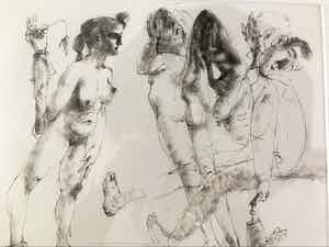 Theo Daamen - zonder titel verkocht voor € 100!