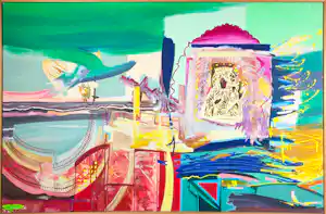 Kees Mol - Acryl op doek, Illusion - Ingelijst verkauft für € 54!