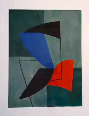 Toon Kelder - Gouache op papier- verkocht voor € 375!