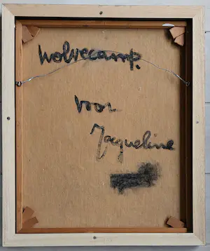 Theo Wolvecamp - Abstracte compositie - Olieverf omstreeks 1970 kopen? Bied vanaf 5250!