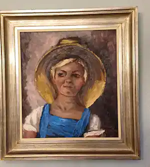 Miesjel van Gerwen - Meisje met strooien hoed vendu pour 79€ !