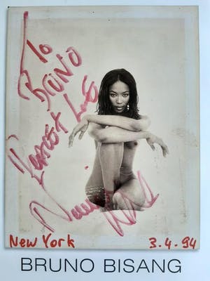 Curiosa - Bruno Bisang - Original Exposition Poster - Model Naomi Campbell kopen? Bied vanaf 50!