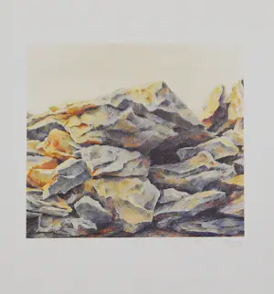 Manfred Grommelt - e.a: zes handgesigneerde zeefdrukken: Landschappen I-VI kopen? Bied vanaf 29!