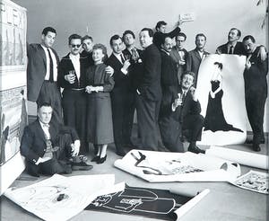 Paul Huf - Klassieke Foto, De Telegraaf 'De Cartoonisten' kopen? Bied vanaf 10!