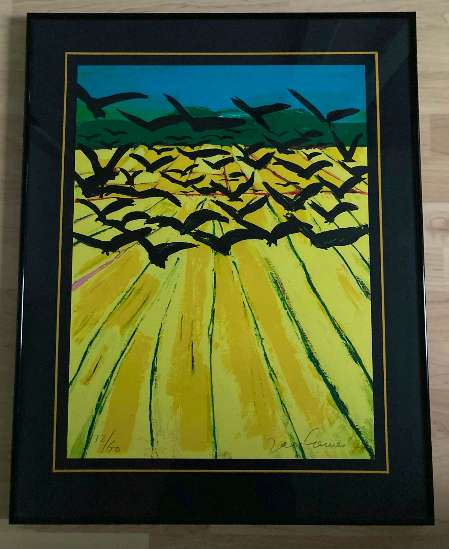 Jan Cremer - landschap met vogels kopen? Bied vanaf 150!