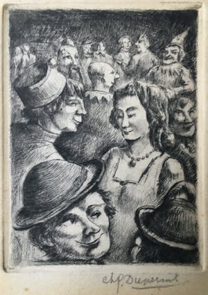 Alexander Gerhardus Dieperink - Clown en vrolijk volk. kopen? Bied vanaf 1!