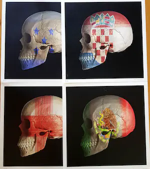 Mr. Strange - Human Skulls of the World - Set of 4 Giclees kopen? Bied vanaf 85!