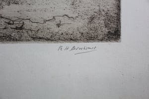 Frederika Broeksmit - ets: Huis op den heuvel kopen? Bied vanaf 45!