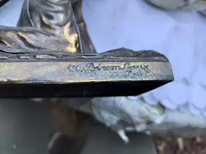 Brons (Onbekend) - Jesus met kruis kopen? Bied vanaf 10!