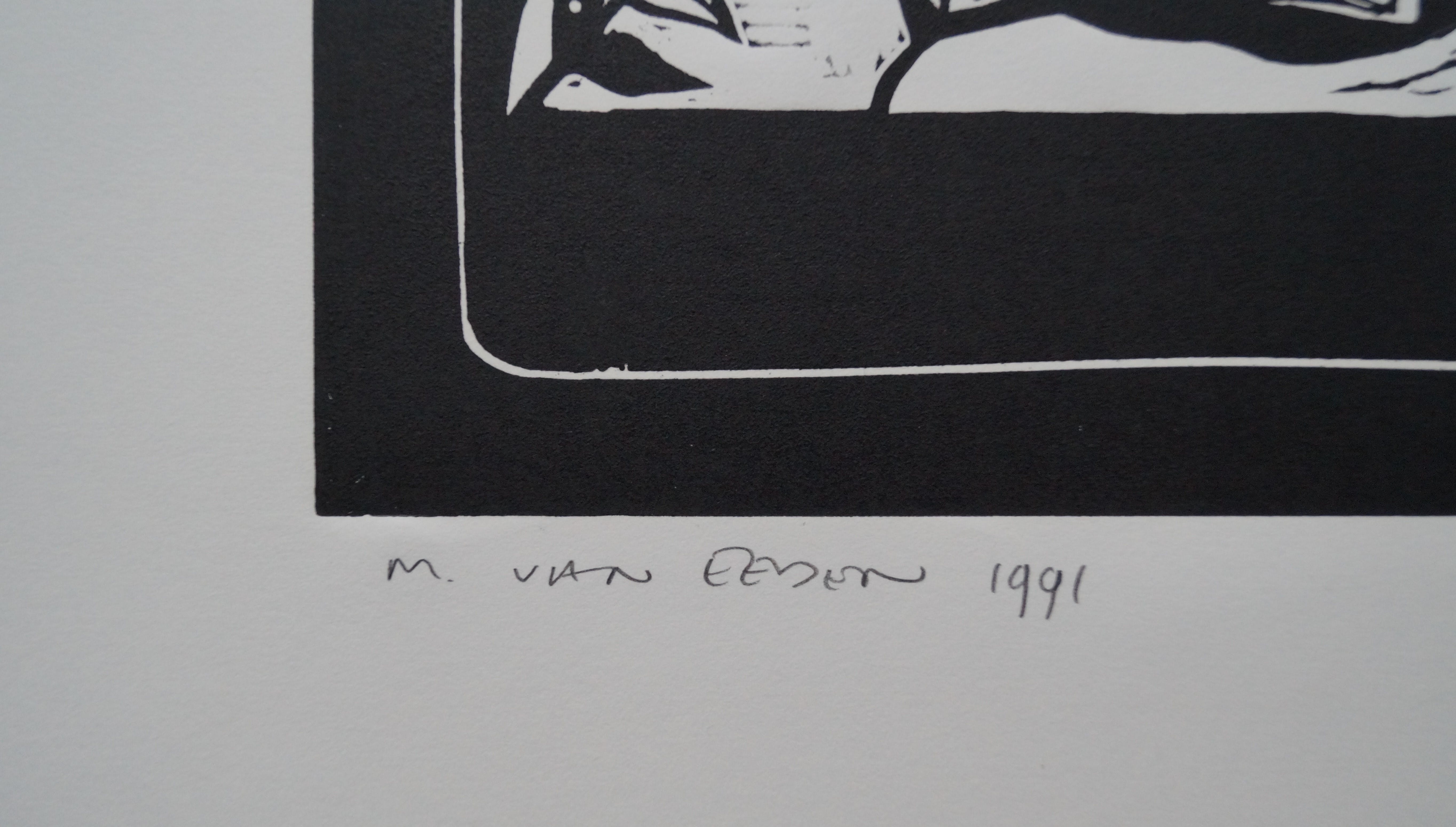 Marcel van Eeden - gesigneerde litho - 1991 kopen? Bied vanaf 50!
