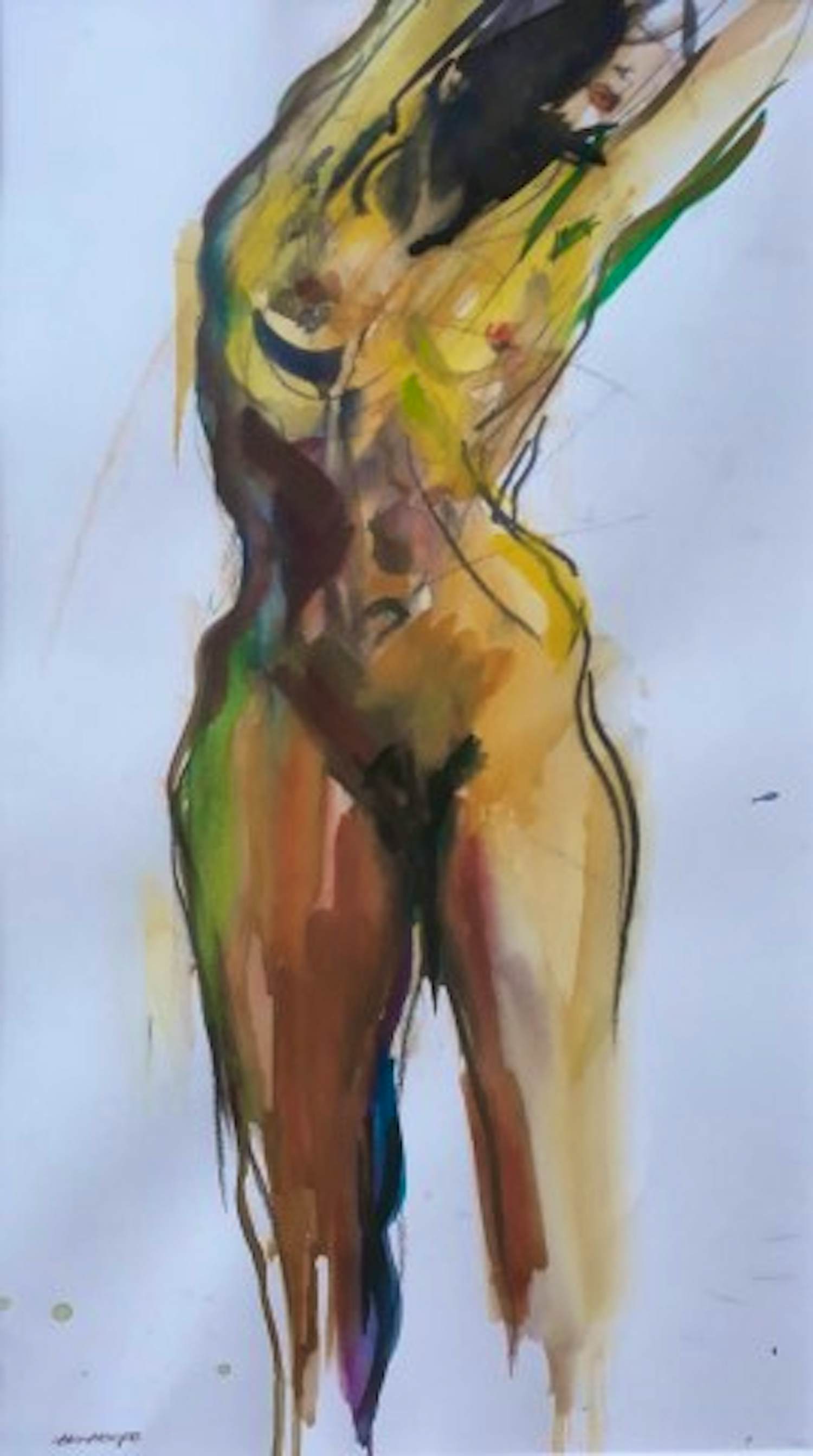 AcheterBob ten Hoope - 'Annette' (uit de bundel 'Annette, vijftien aquarellen', 1987)? Enchérissez de 200!